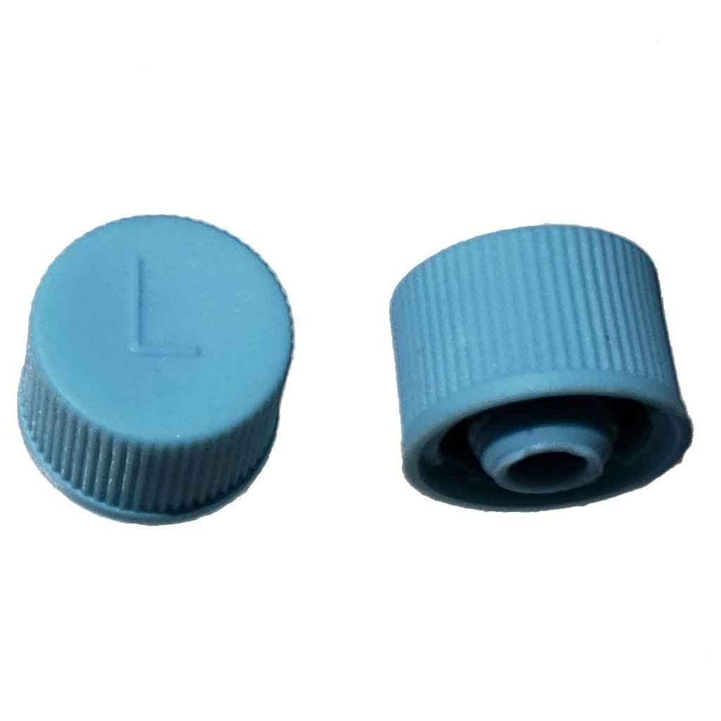 AC Service Valve Cap R134a - Blue Low Side M9x1.0 - Interchanges: MT0310, 69500