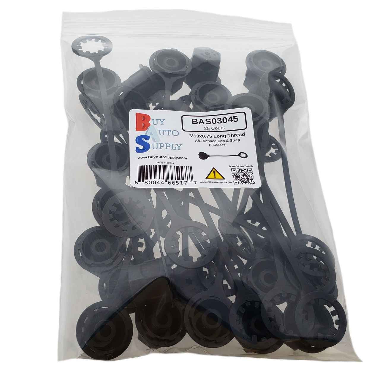 BAS03045 - 1234YF Service Cap - M10x0.75 Long High Side - Buy Auto Supply