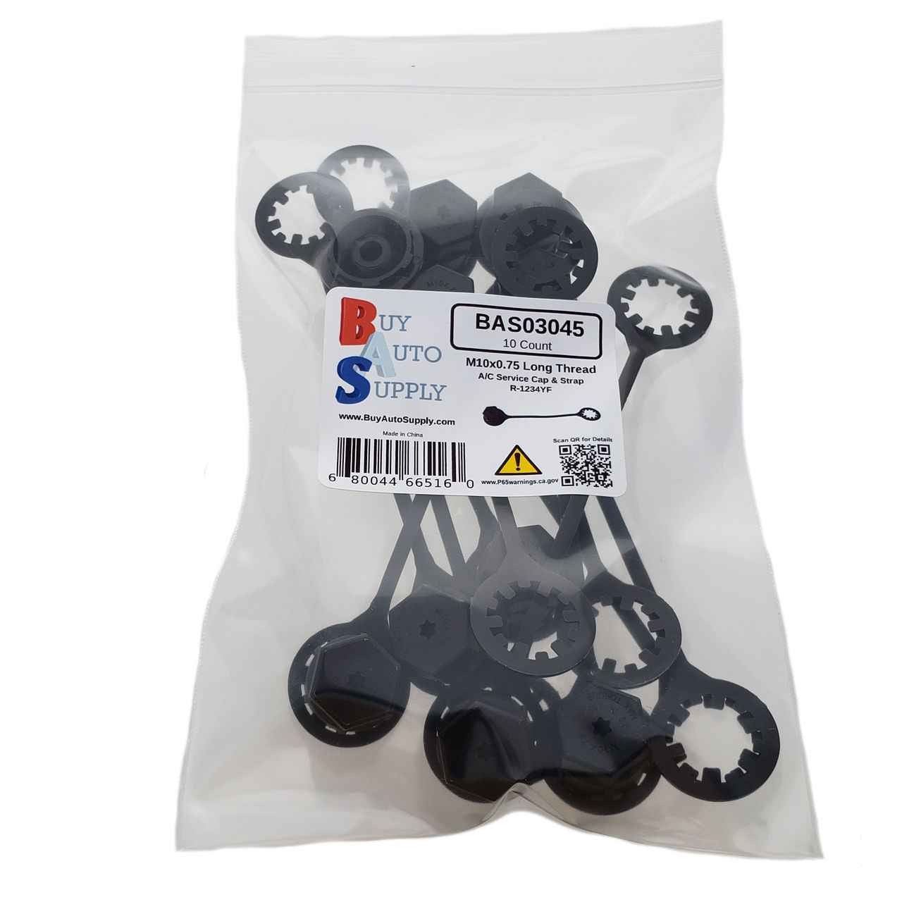BAS03045 - 1234YF Service Cap - M10x0.75 Long High Side - Buy Auto Supply