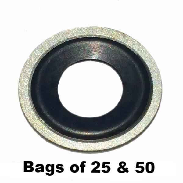 Metal Rubber Oil Drain Plug Gasket M12 Interchange Dorman 097-021 65274 097021