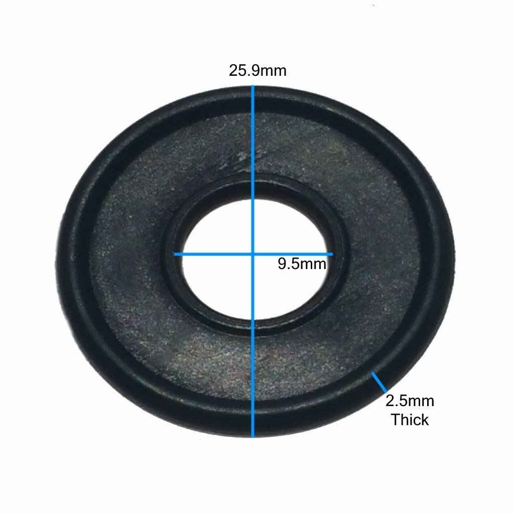 Measurements on Rubber Drain Plug Gasket M12