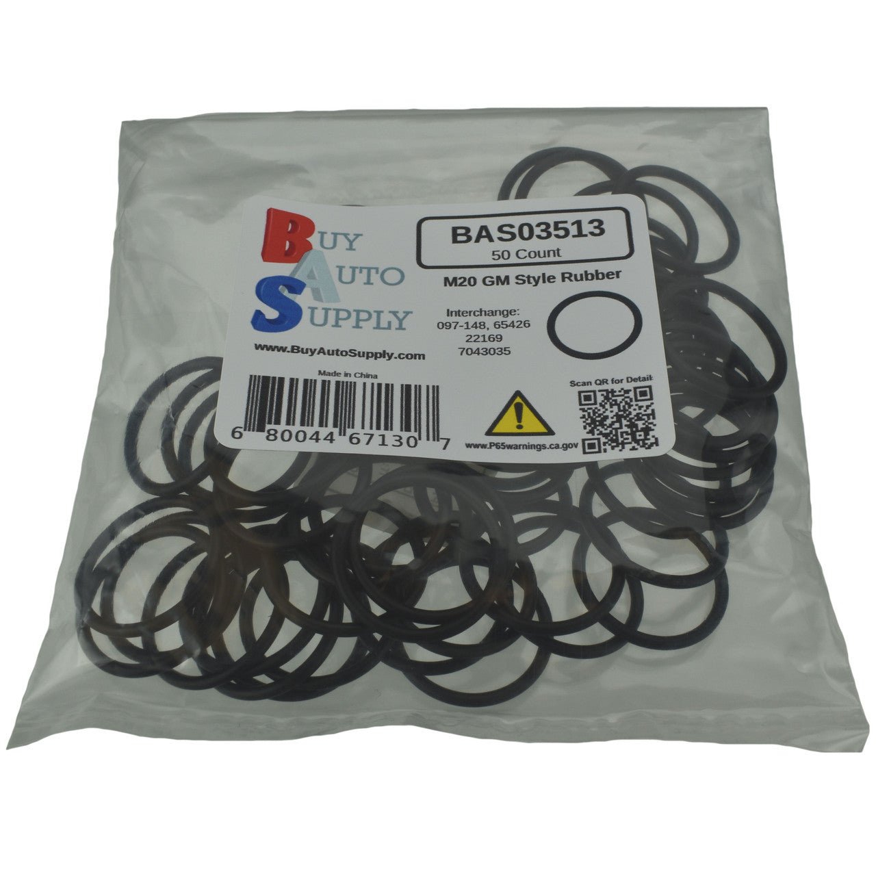 BAS03513 - GM Style Rubber Drain Plug Gasket - Replaces 55569307 - Buy Auto Supply - 50 Bag
