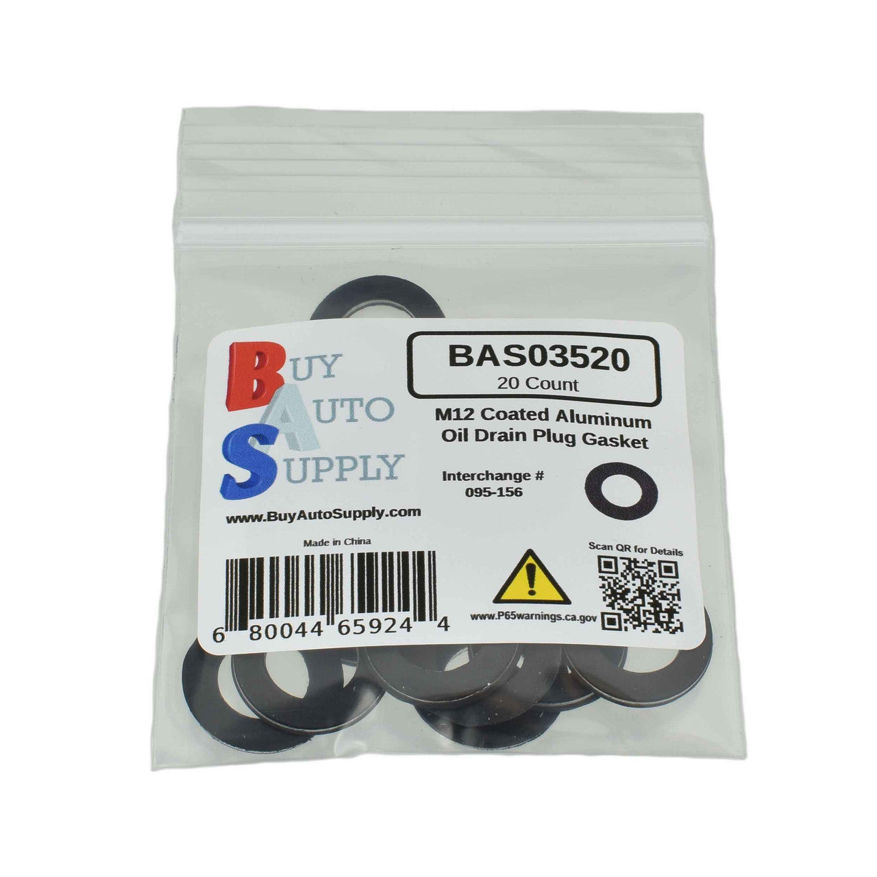 Bag of 20 M12 Blue Toyota OE Style Drain Plug Gaskets
