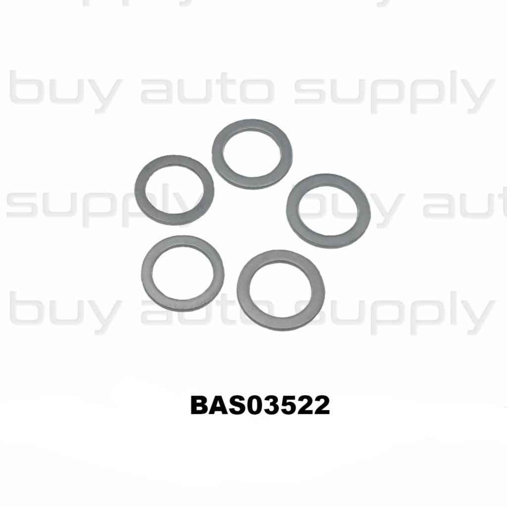Hyundai Style Aluminum Drain Plug Gasket M14, Interchanges: 095147, 2151323000, K995641400, 11023589
