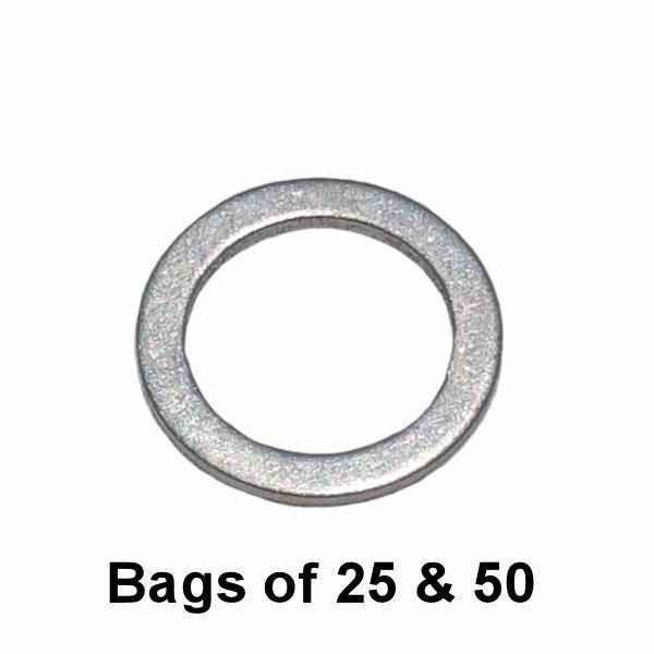 Oil Drain Plug Gasket - M14 Hyundai / Kia Style Aluminum Interchange: Dorman 095-147 095147