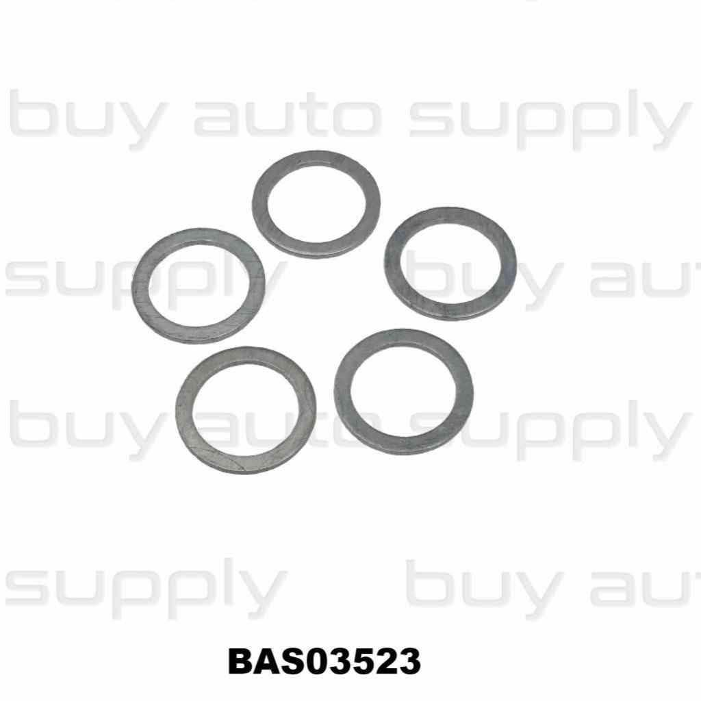 Volvo Style Aluminum Drain Plug Gasket M18 - Interchanges: 095149, 977751, K995641800, MD000312