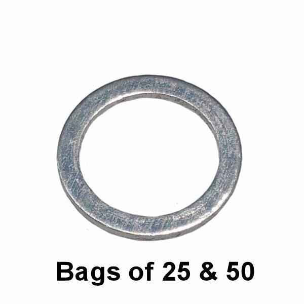 Oil Drain Plug Gasket - M18 Volvo Style Aluminum Interchange: Dorman 095-149 095149
