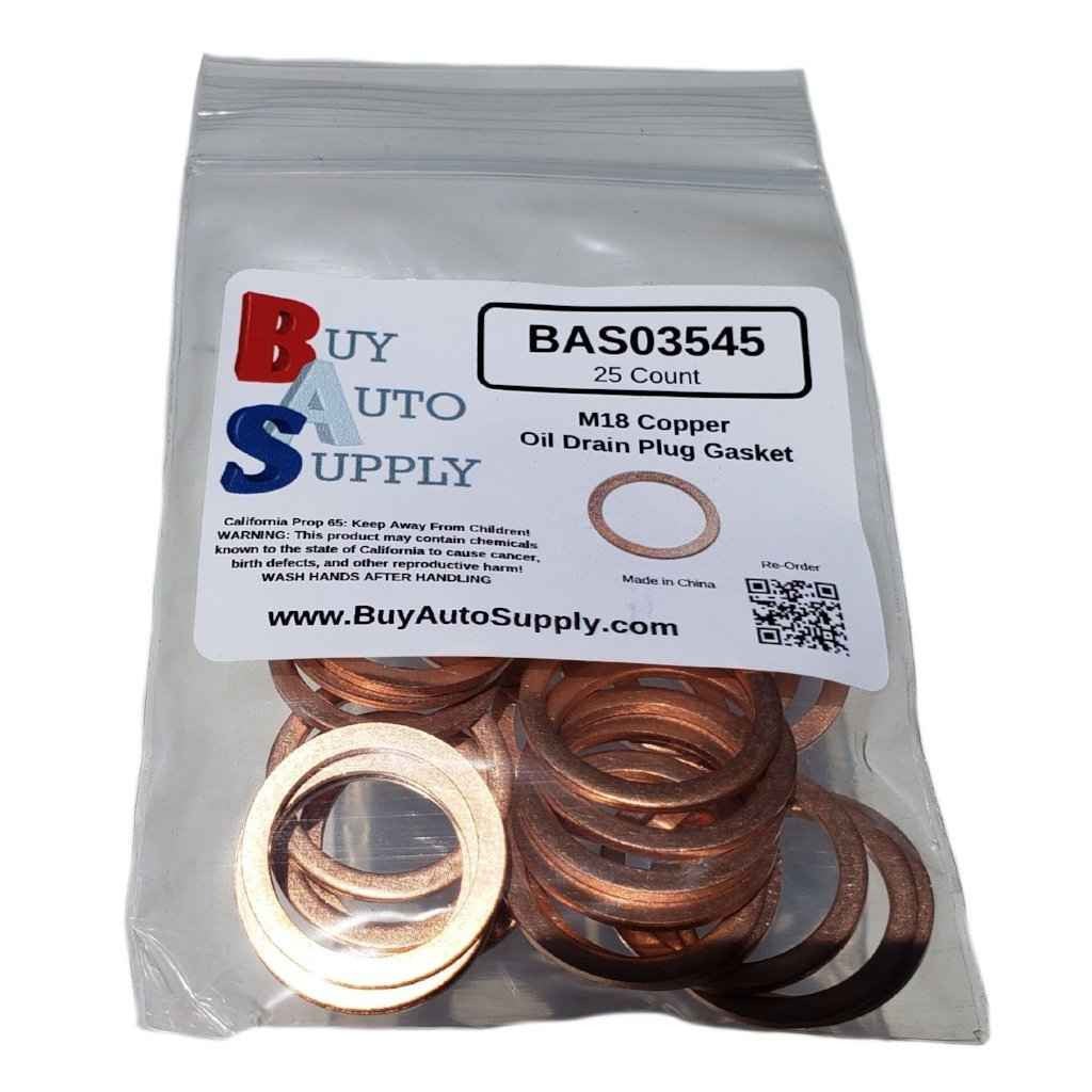 Bag of 25 M18 Copper Oil Drain Plug Gaskets