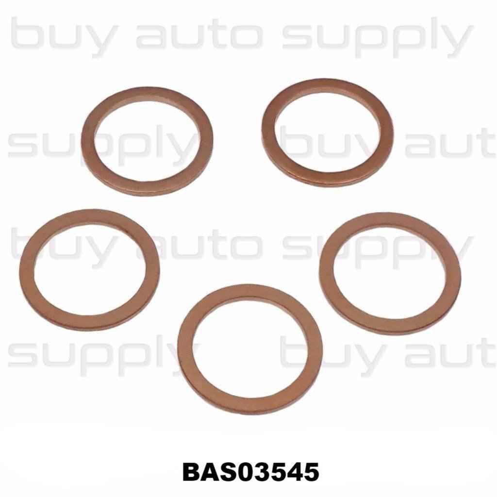 Copper Drain Plug Gasket M18 - BAS03545 - Interchange: 095003, 95003, 4429216, 4723691, F0CZ6734A