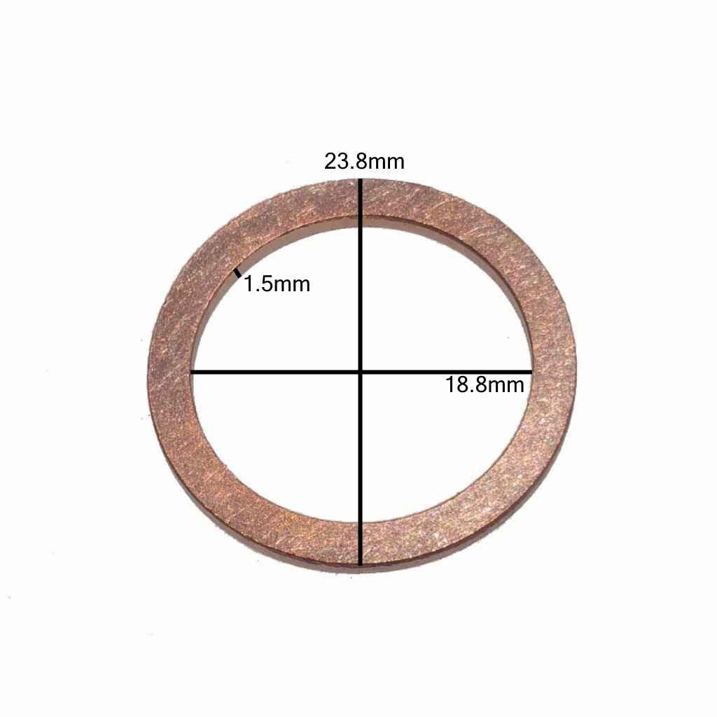Measurements on M18 Copper Drain Plug Gasket