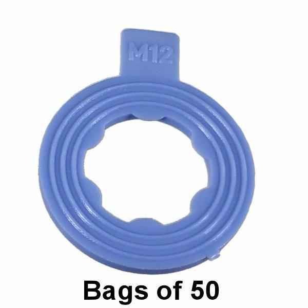 Oil Drain Plug Gasket - M12 Blue Nylon Interchange: Dorman 097-116, 097116, 66301