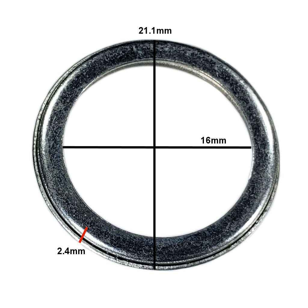 BAS03563- M16 Subaru Style Crush Drain Plug Gasket – Buy Auto Supply