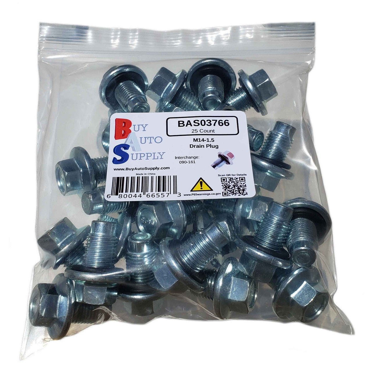 BAS03766 - M14-1.5 Drain Plug - Buy Auto Supply