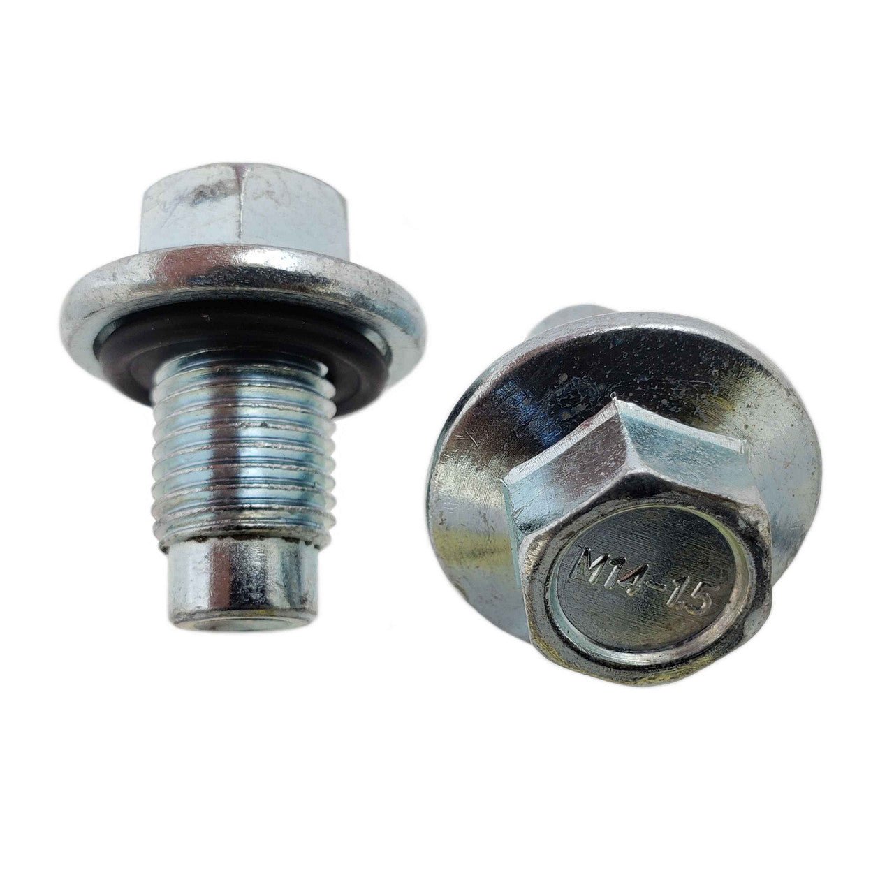 Oil Drain Plug Pilot Point M14-1.5, Head Size 16mm - Interchanges:  Dorman 090-161 / Ford XW4Z-6730-AA / Mazda ZZL0-10-404 / Napa 7041902