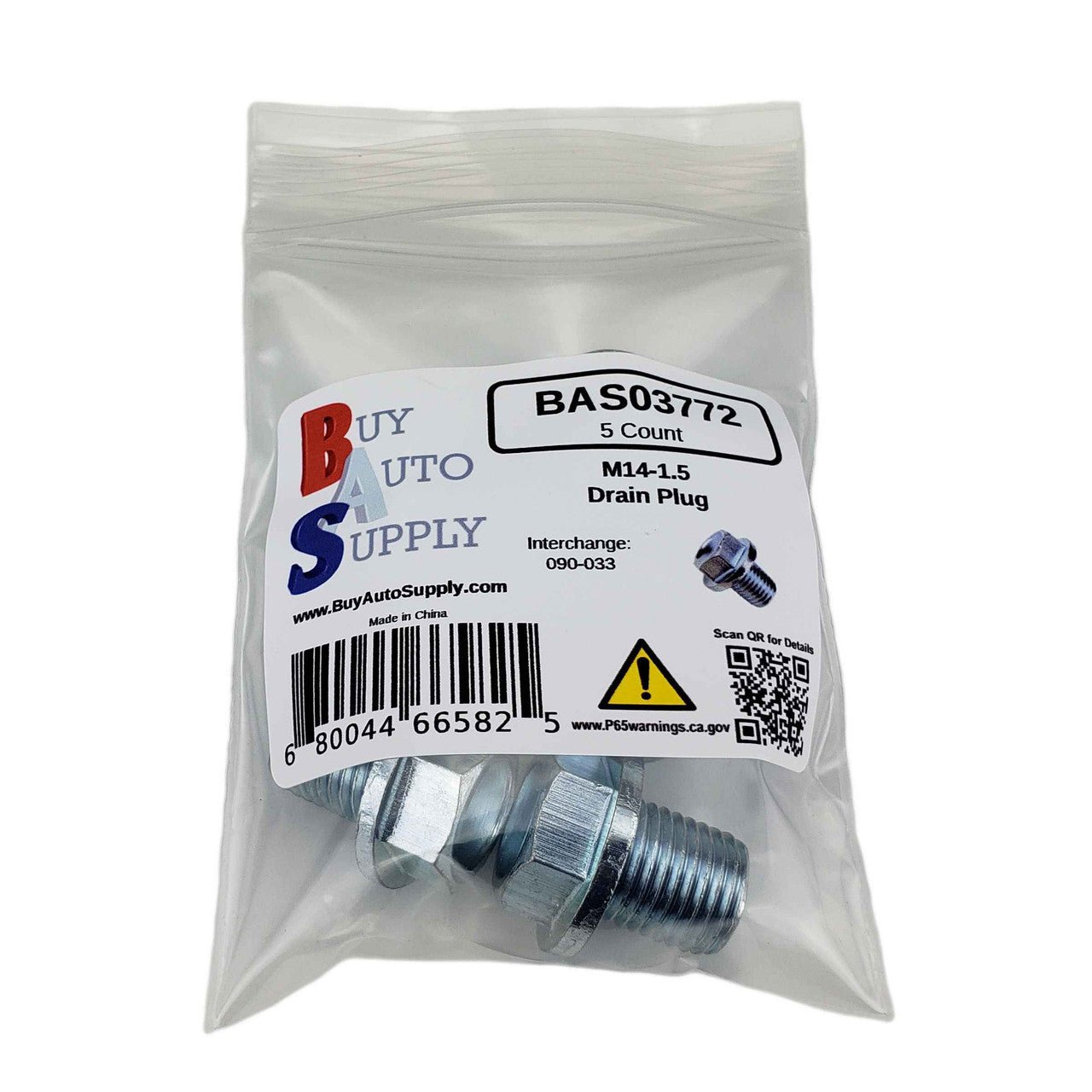 BAS03772 - M14-1.5 Honda / Hyundai Style Drain Plug