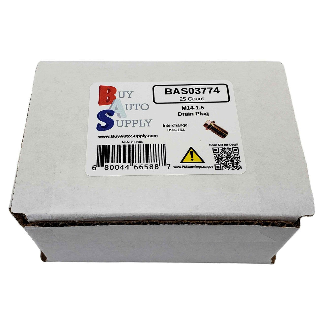 BAS03774 - M14-1.5 Drain Plug - Buy Auto Supply - 25 Pack