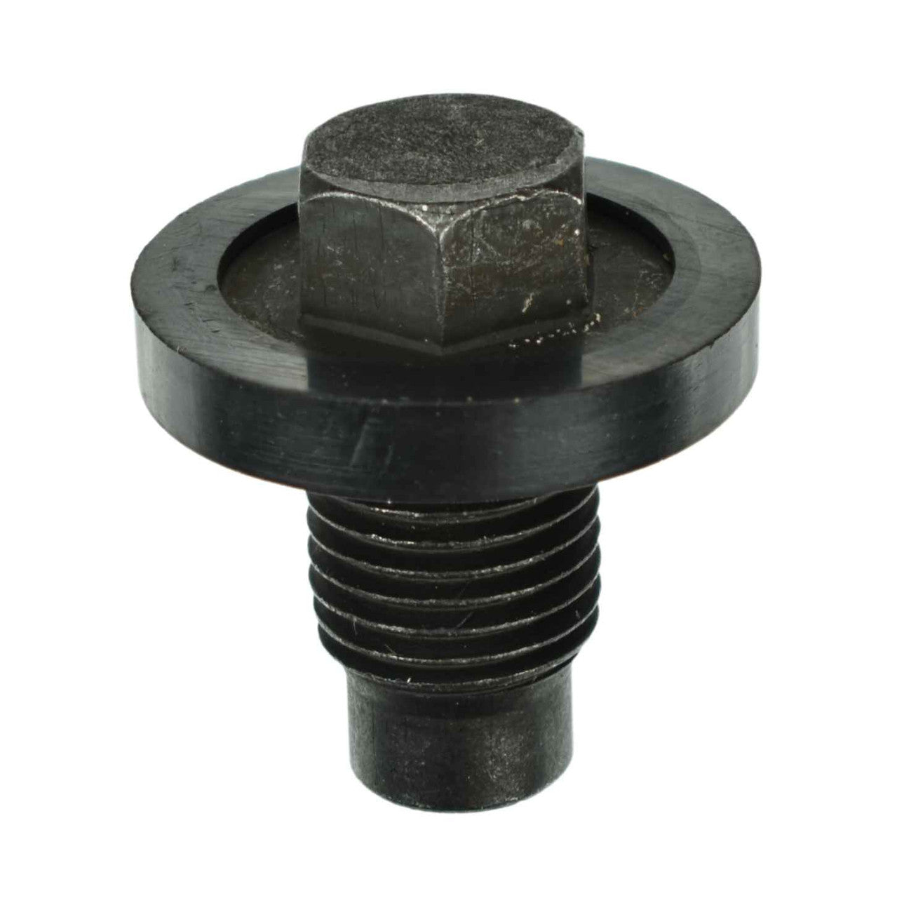 BAS03777 - Chrysler Style Black Oil Drain Plug with Gasket M14-1.5