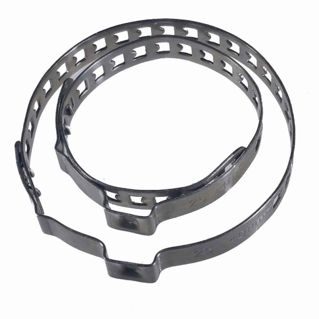 Buy Auto Supply Universal CV & Tie Rod Boot Clamp Adjustable 25-40mm Stainless Steel Crimp Clamp