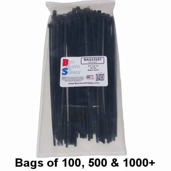 Bulk 8.5 Inch Zip Ties (40 Lbs)- USA Made