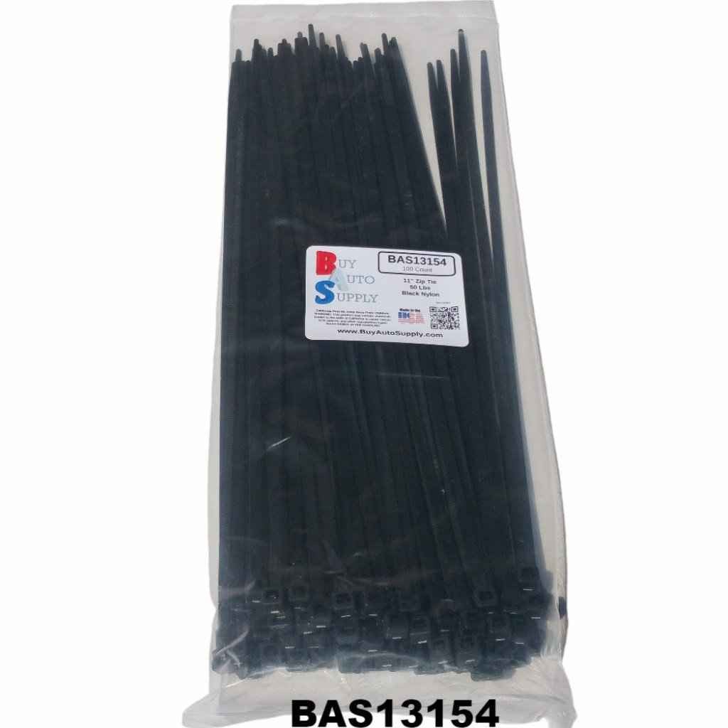 11 Inch Zip Tie (50 Lbs)- USA Made - BAS13154 - from Buy Auto Supply