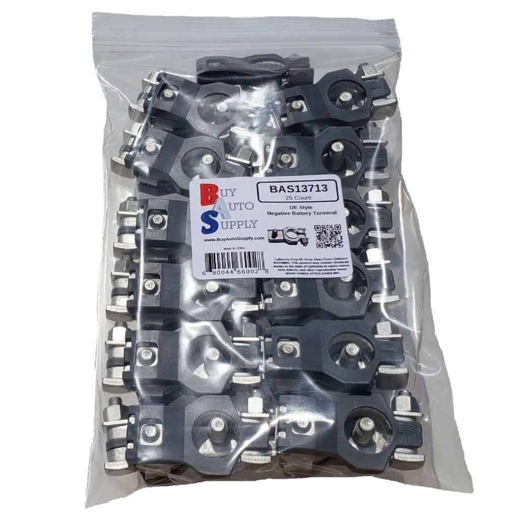 Bag of 25 Negative Battery Terminal Top Post OE Style
