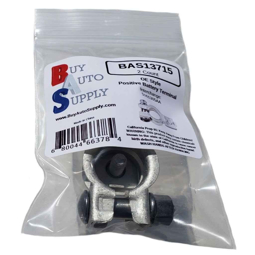 Bag of 2 Positive Top Mount Battery Terminal - Chrysler, Dodge, Jeep, Ram Style - Interchanges 5161305AA
