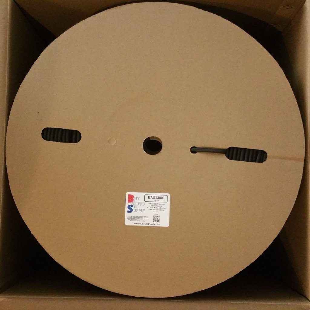 Roll - BAS13801 - 3/16" 3:1 Dual Wall Heat Shrink Tube - 328 Feet