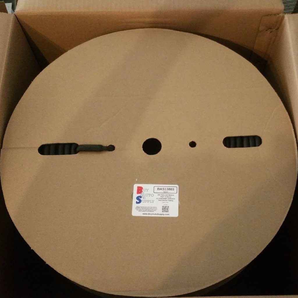 5/16" 3:1 Dual Wall Heat Shrink Tubing - BAS13803 - Roll 328ft (100M)