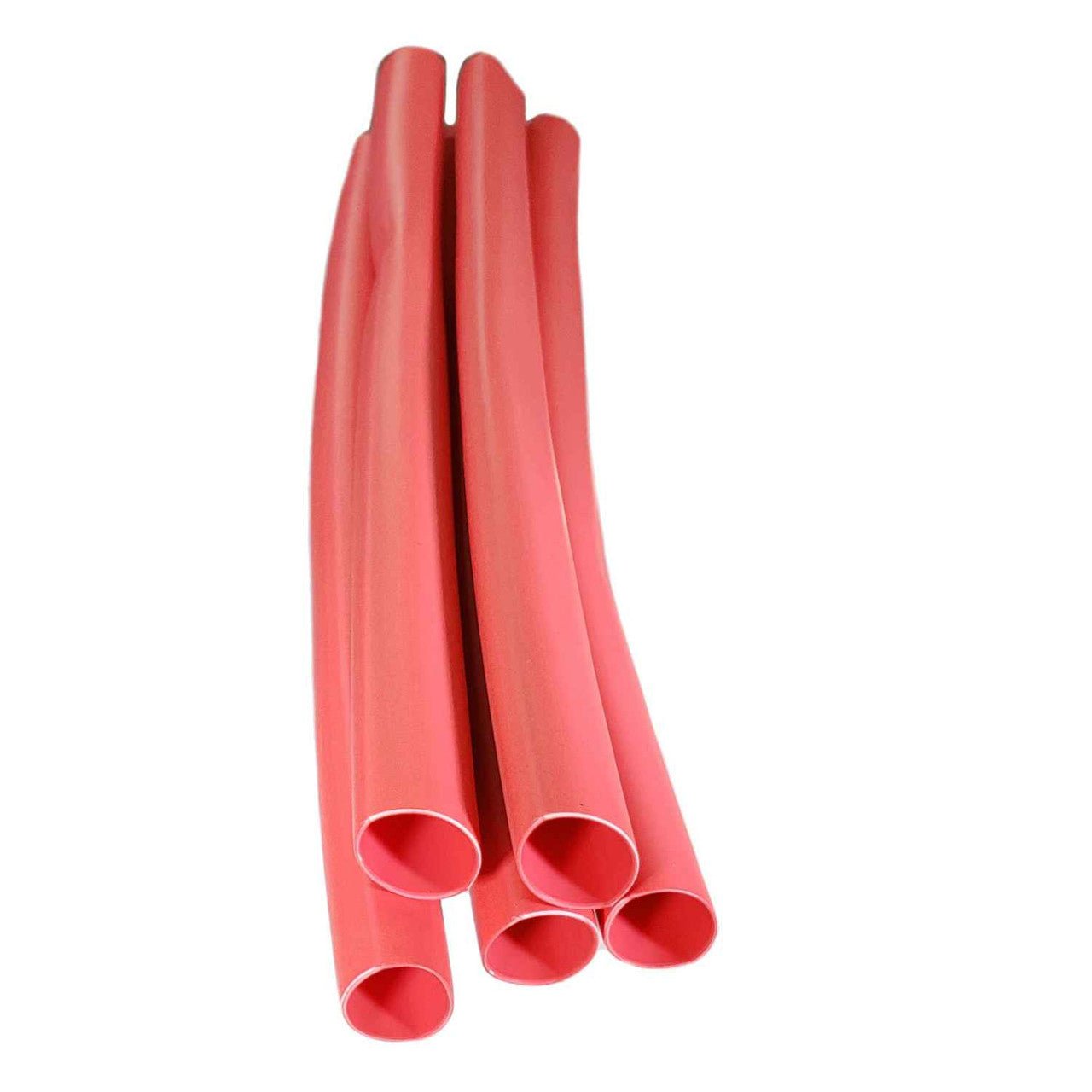 Red 3/8" 3:1 Dual Wall Heat Shrink Tube - 6 Inch Lengths - Adhesive Lined