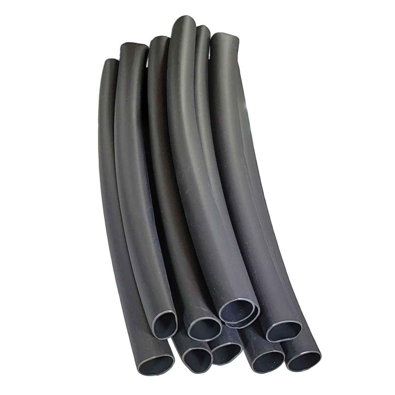 Black 3/8" 3:1 Dual Wall Heat Shrink Tube - 6 Inch Lengths - Adhesive Lined