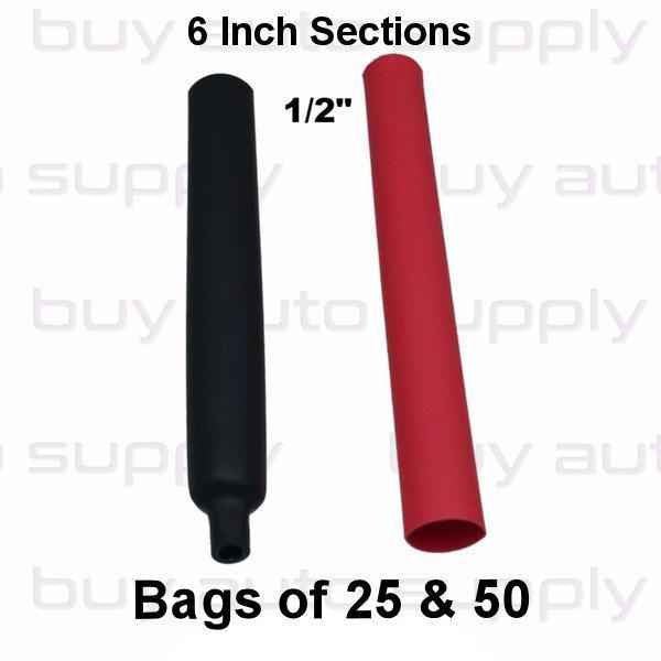 BAS13805 - 1/2" 3:1 Dual Wall Adhesive Lined Heat Shrink Tube - Buy Auto Supply