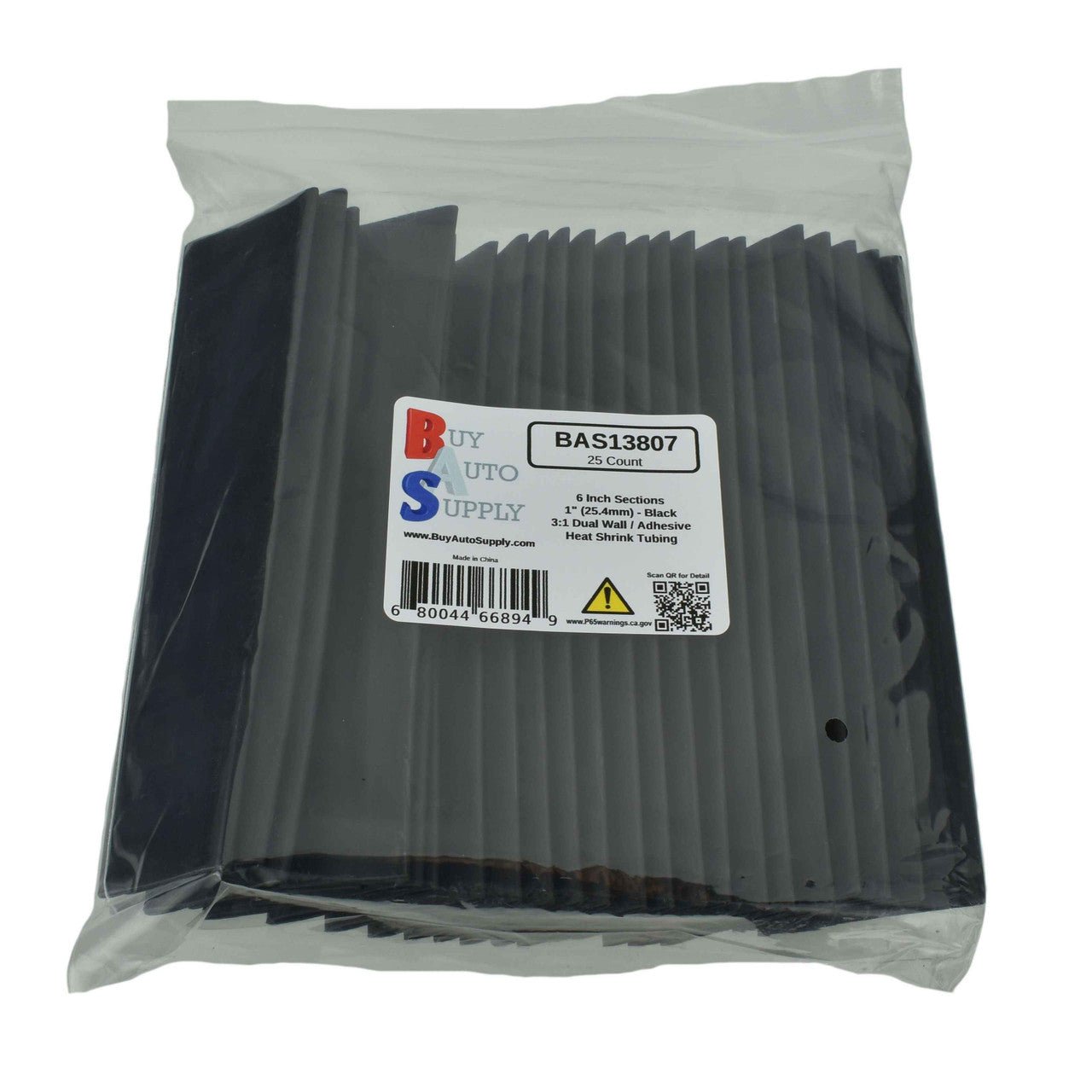 BAS13807 - 1" 3:1 Dual Wall Adhesive Lined Heat Shrink Tube - Buy Auto Supply