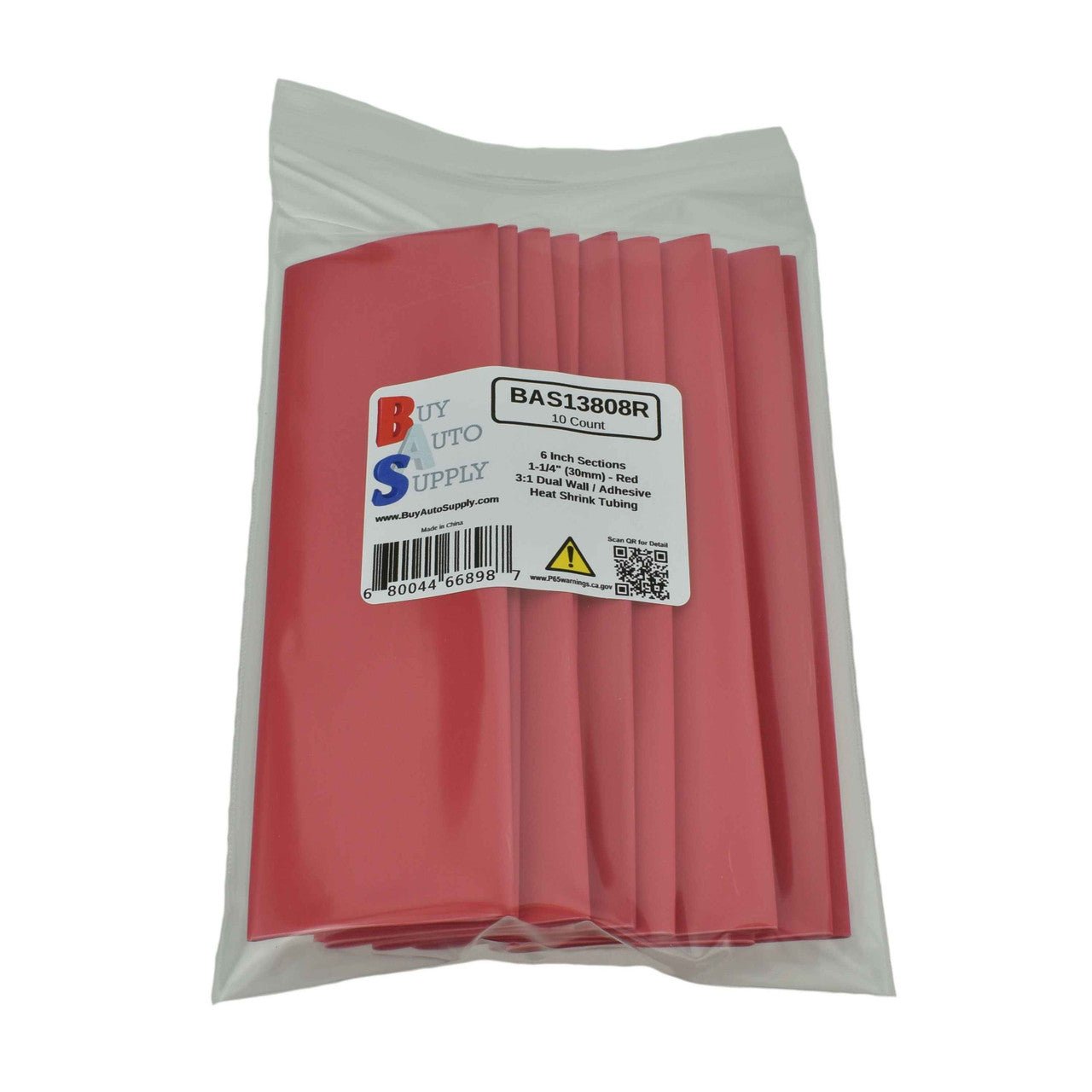 BAS13808 - 1-1/4" 3:1 Dual Wall Adhesive Lined Heat Shrink Tube - Buy Auto Supply