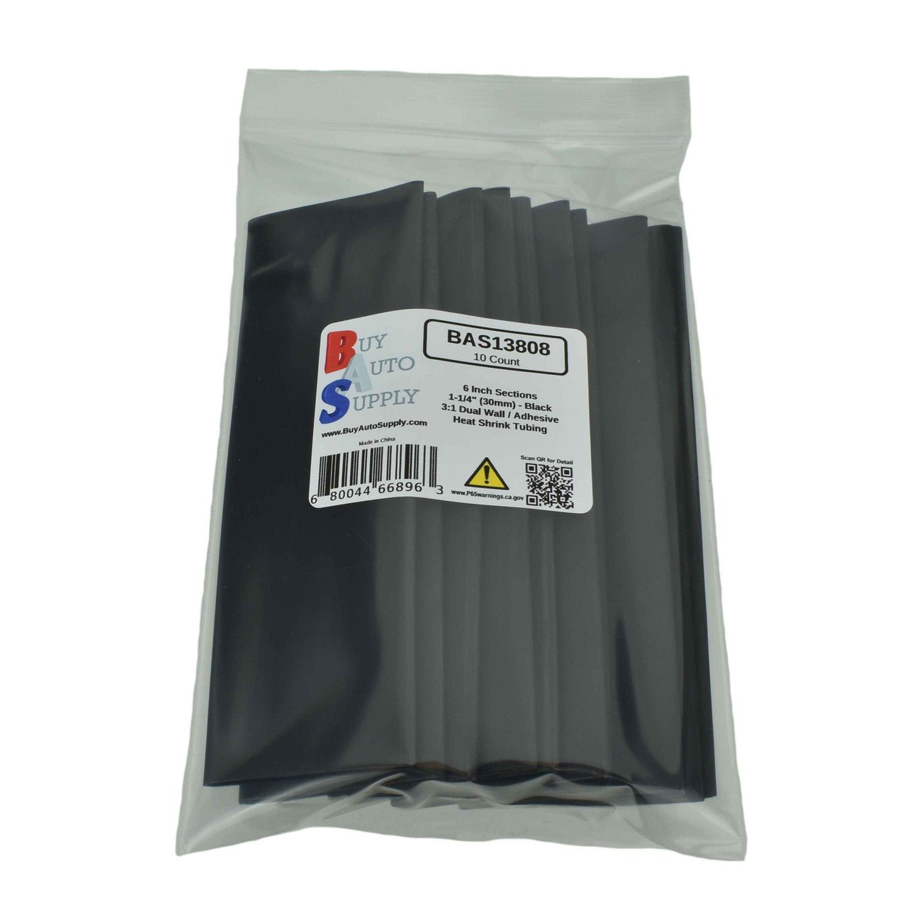 BAS13808 - 1-1/4" 3:1 Dual Wall Adhesive Lined Heat Shrink Tube - Buy Auto Supply