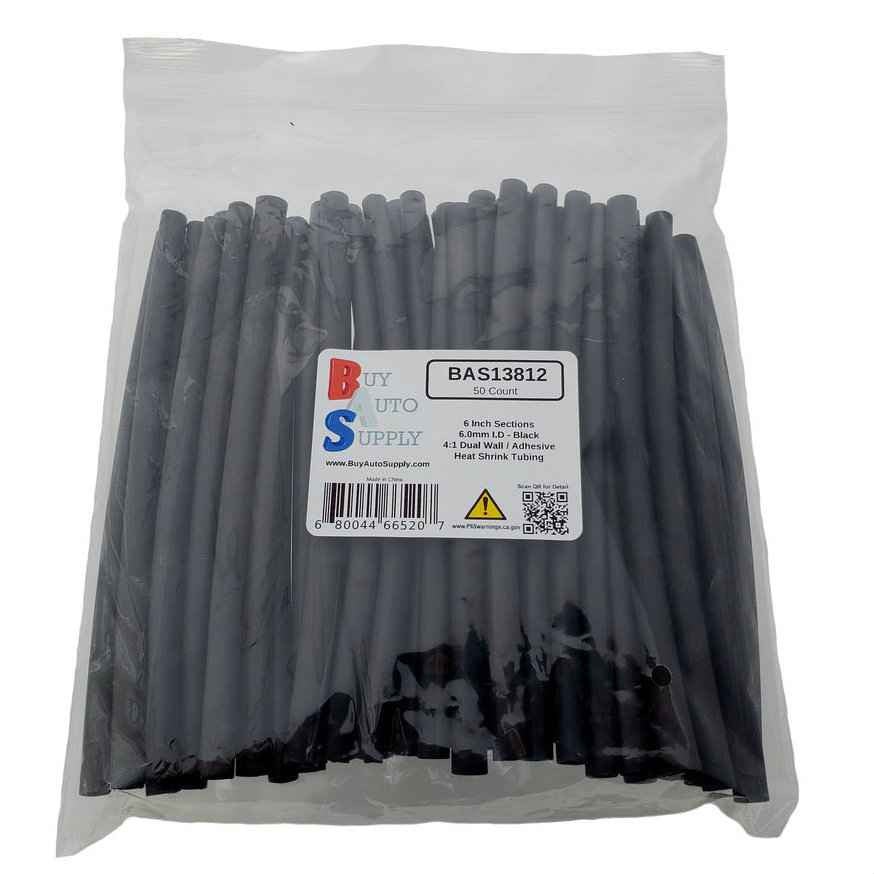6mm ID - 4:1 Dual Wall Adhesive Lined Heat Shrink Tube