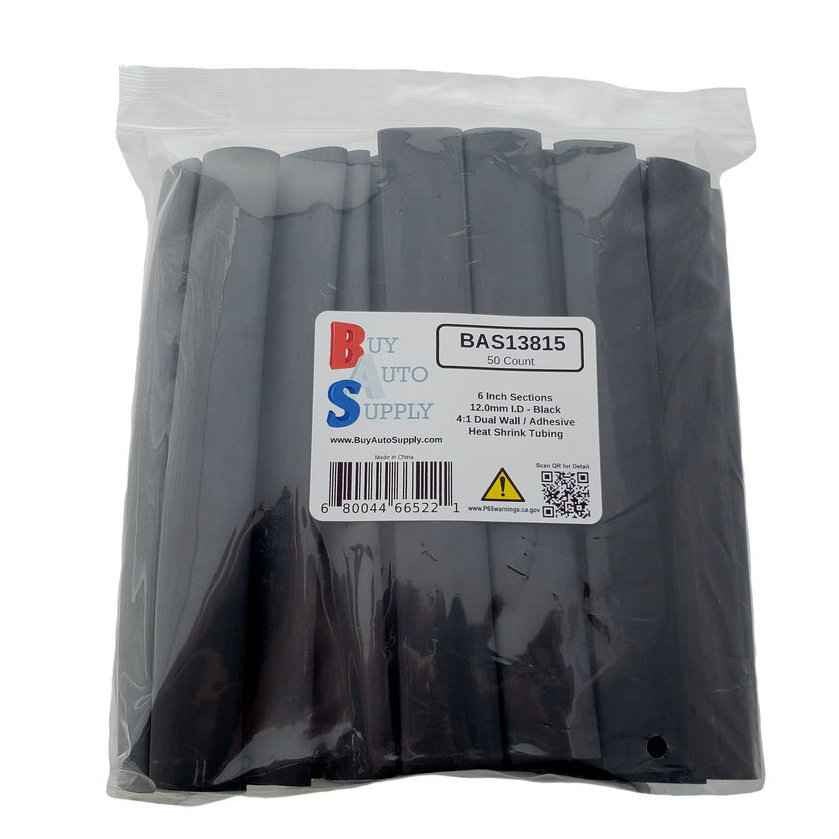 12mm ID - 4:1 Dual Wall Adhesive Lined Heat Shrink Tube