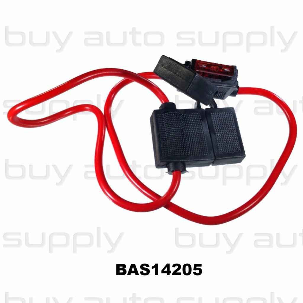 In Line Fuse Holder - Standard Blade - BAS14205 - from Buy Auto Supply