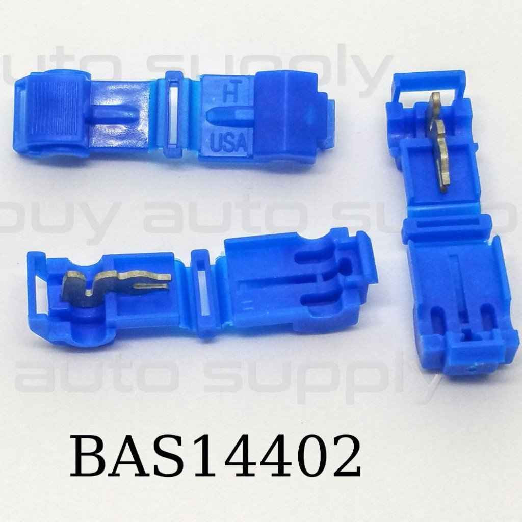 BAS14402 -USA Made- Blue T-Tap (16-14 AWG)