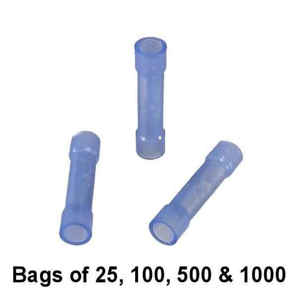 Blue Nylon Butt Connector - Bulk / Wholesale