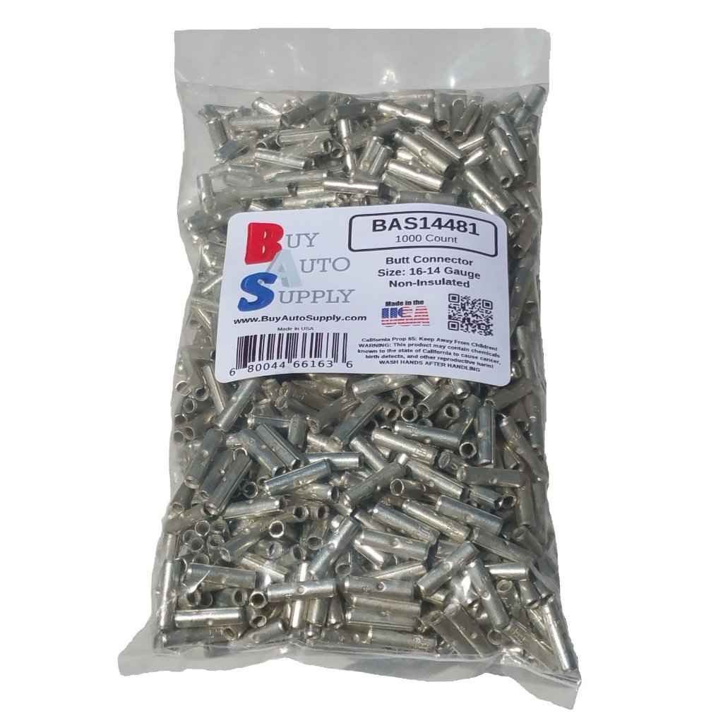 Bag of 1000 Non-Insulated Butt Connector - 16-14