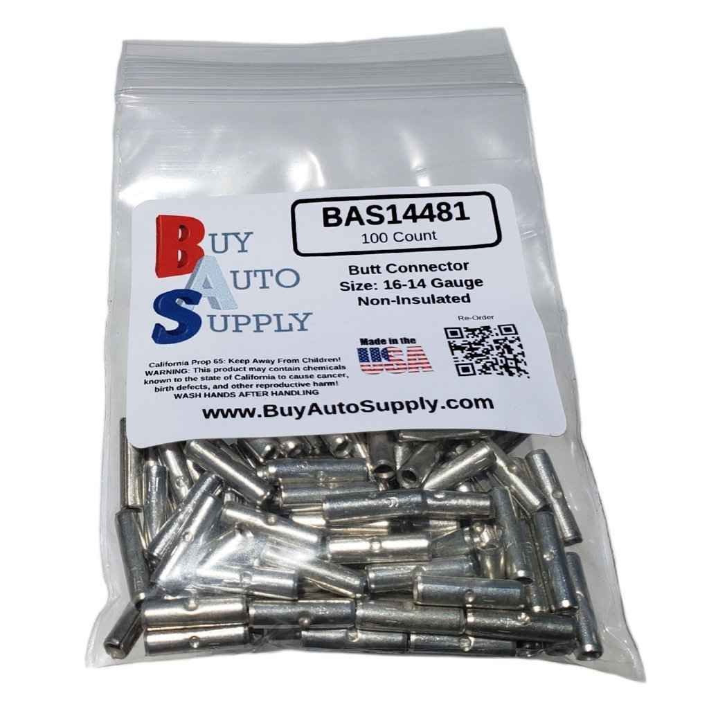 Bag of 100 Non-Insulated Butt Connector - 16-14