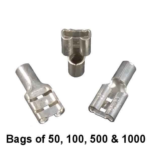 Female Quick Connect Spade Terminal (Non-Insulated) 12-10 AWG