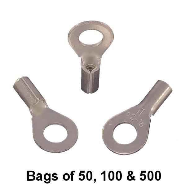 Non Insulated Ring Terminal (#8 Stud) 22-18