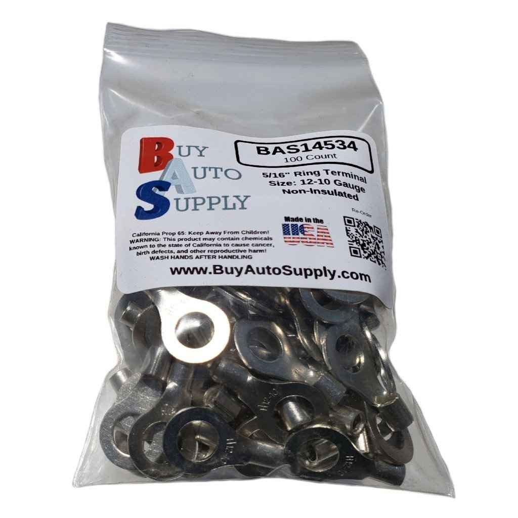 Ring Terminals Non Insulated (5/16" Stud) 12-10