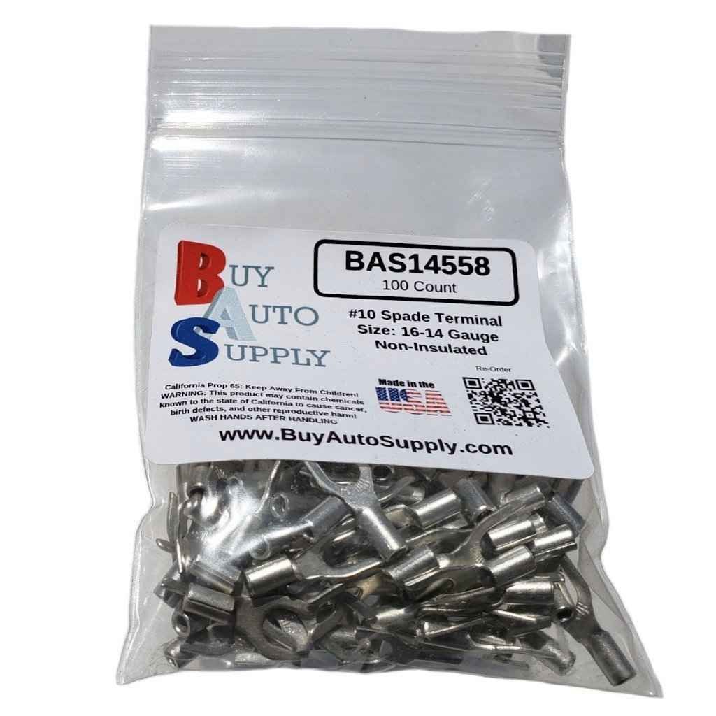 Fork Terminals Non Insulated (#10 Stud) 16-14