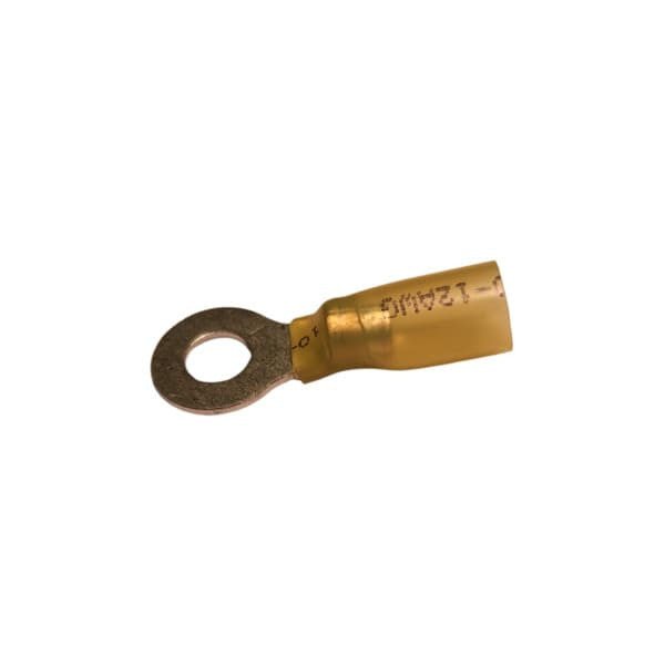 BAS14732 - Yellow Heat Shrink Ring Connector 16-14 (1/4" Stud) - Buy Auto Supply