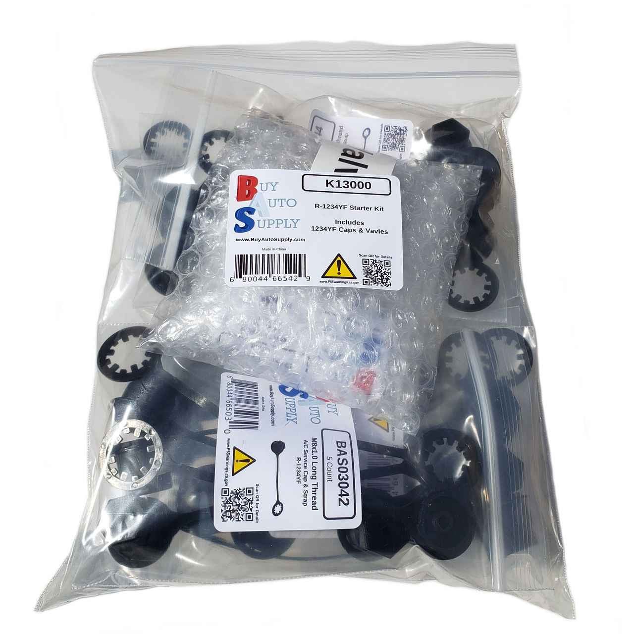 ASK13000 - R-1234YF Caps & Valves Starter Kit - Buy Auto Supply