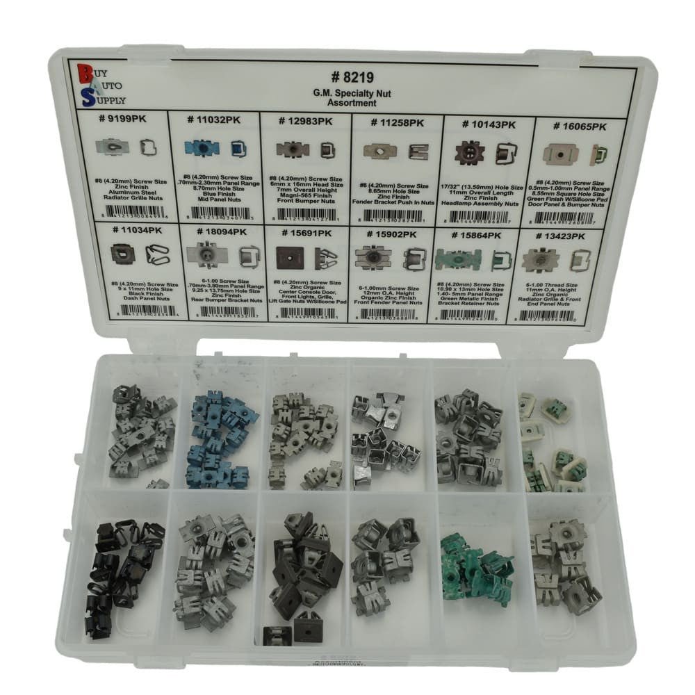 8219 - GM Specialty Push Nut Assortment
